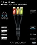 PDP Afterglow câble HDMI 3X 1,80m noir
