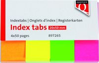 Quantore Indextabs 20x50mm Neon | 3 stuks