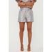 Ydence Gebloemde Short - Lichtblauw