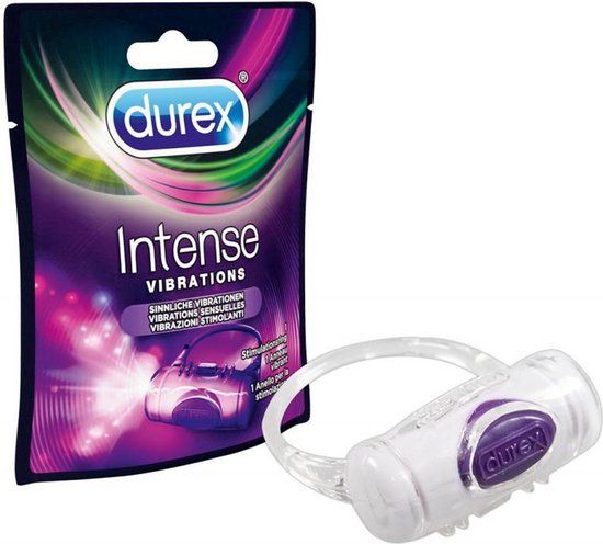 Durex Intense Vibrations Vibrerende Cockring - Penisring - Transparant