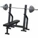 Gorilla Sports Vlakke halterbank met 130 kg olympische halter