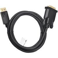 On Earz Mobile Gear DisplayPort naar DVI Kabel 1.8m Zwart