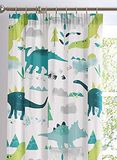 Bedlam Dino Gevoerde vouwgordijnen, polyester, meerkleurig, 168 x 183 cm