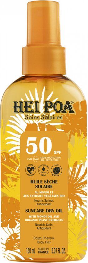 Hei Poa Sun Care Droge Olie SPF50 - 150 ml