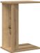 vidaXL Bijzettafel Artisan Eiken 35 x 25 x 50 cm Bewerkt hout