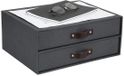 Bigso Box of Sweden brievenbak met 2 lade - Zwart