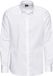OLYMP Level 5 body fit overhemd - blanc avec structure diamant - Strijkvriendelijk - Boordmaat: 44 (EU maat: XL)