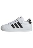 adidas Grand Court 3.0 Children Shoes, Ftwr White/Core Black/Ftwr White, 34 EU