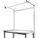 Manuflex ZB3863.7035 Opbouwdeel met arm voor universele + PROFI speciale reden tafels, gebruiksh 1500 mm