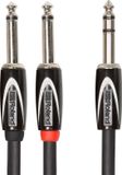 Roland RCC-5-TR28 audio kabel 1,5 m 6.35mm TRS 2 x 6.35mm Zwart