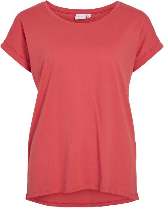 VILA T-shirt VIDREAMERS ronde hals