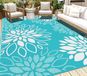 Solidchoice - Tapis de jardin réversible, résistant aux intempéries, pour une utilisation extérieure