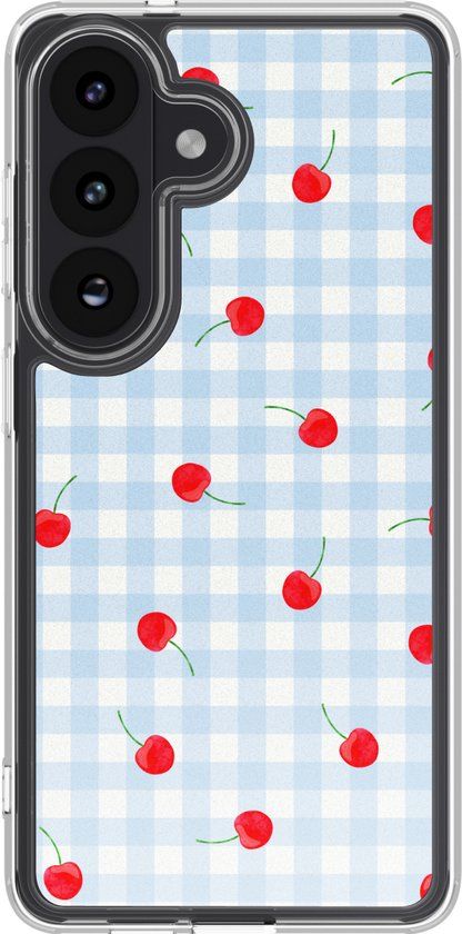 imoshion Hoesje - Geschikt voor Samsung Galaxy S26 - Design hoesje - Cherry Check