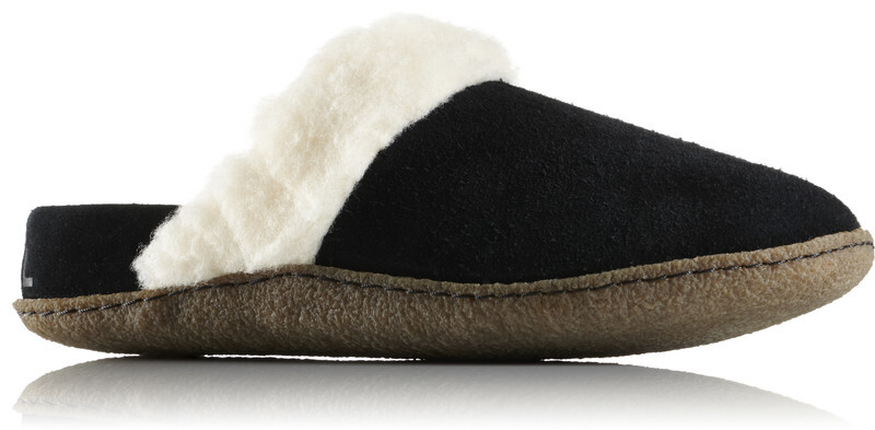 Sorel Nakiska Slide II Dames Sloffen - Black, Natural - Maat 40