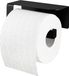 Unyqoos® Zelfklevende toiletrolhouder van roestvrij staal – geen boren nodig, mat oppervlak, met opbergruimte voor badkamer en keuken, kras- en corrosiebestendig