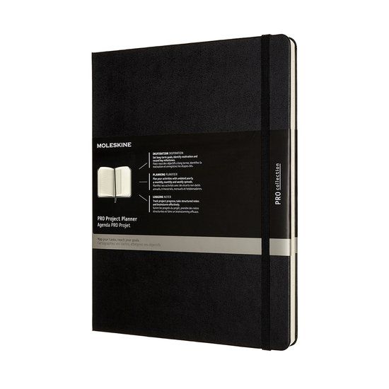 Moleskine Professional Project Planner - Extra Large - Hardcover - Zwart - 2021/2022