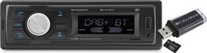 Caliber Autoradio avec Bluetooth - DAB - DAB+ - USB, SD, AUX, FM - 1 DIN - Simple DIN - Appel mains libres - Streaming musical via Bluetooth (RMD034DAB-BT)