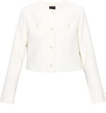 DreiMaster Klassik Tussenmantel 'Festive' offwhite