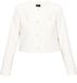 DreiMaster Klassik Tussenmantel 'Festive' offwhite