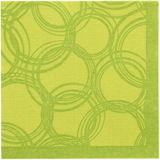 Papstar 50 Servetten ROYAL Collection 1/4 vouw 40 cm x 40 cm lime Bubbles
