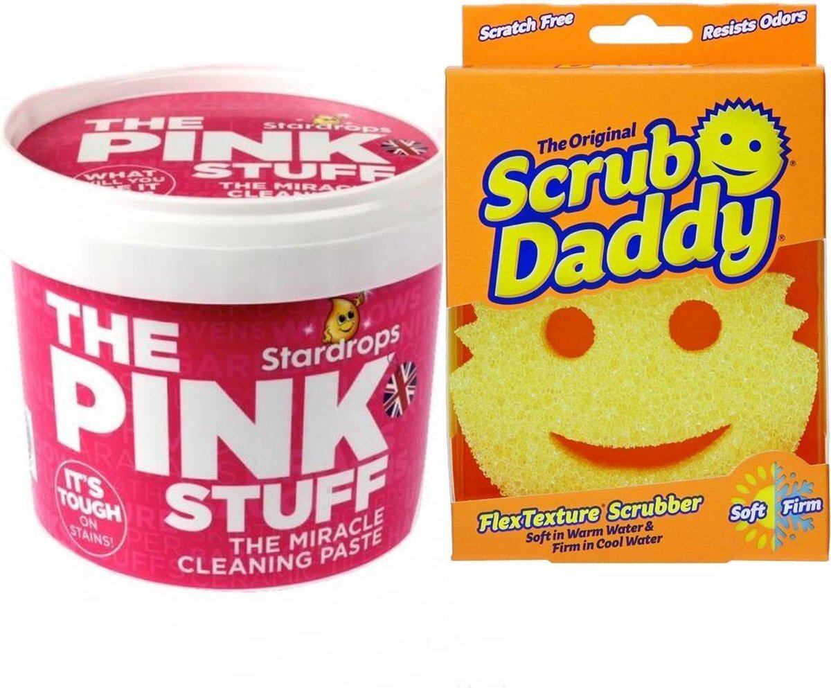 The Pink Stuff Aanbieding: Paste (500 gram) + Scrub Daddy | Original spons