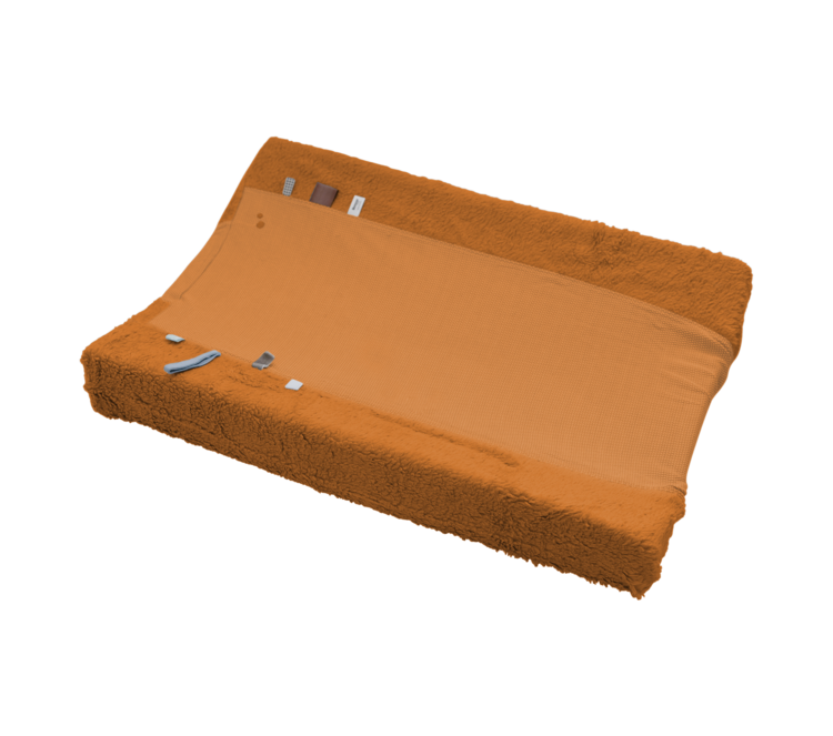 Snoozebaby GOTS Kleedkussenhoes Happy Dressing (45 x 70cm) - Toffee