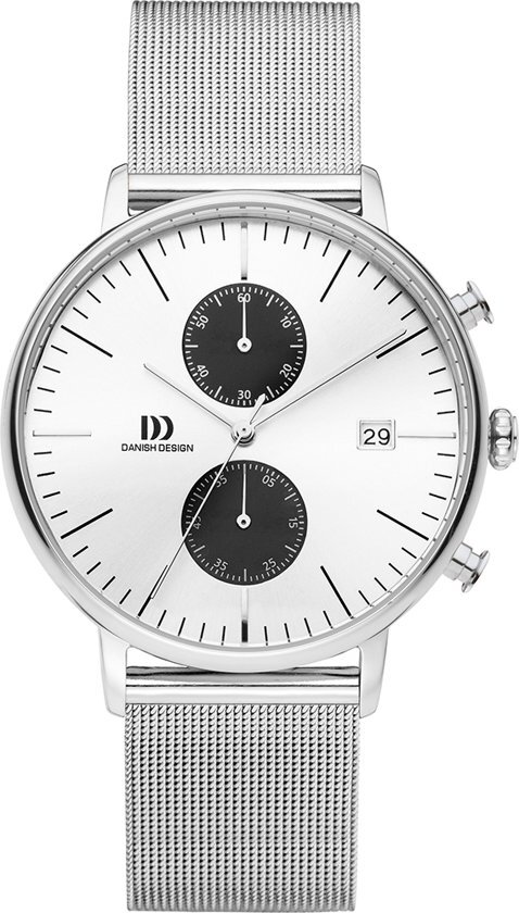 Danish Design IQ72Q975 horloge heren - zilver - edelstaal