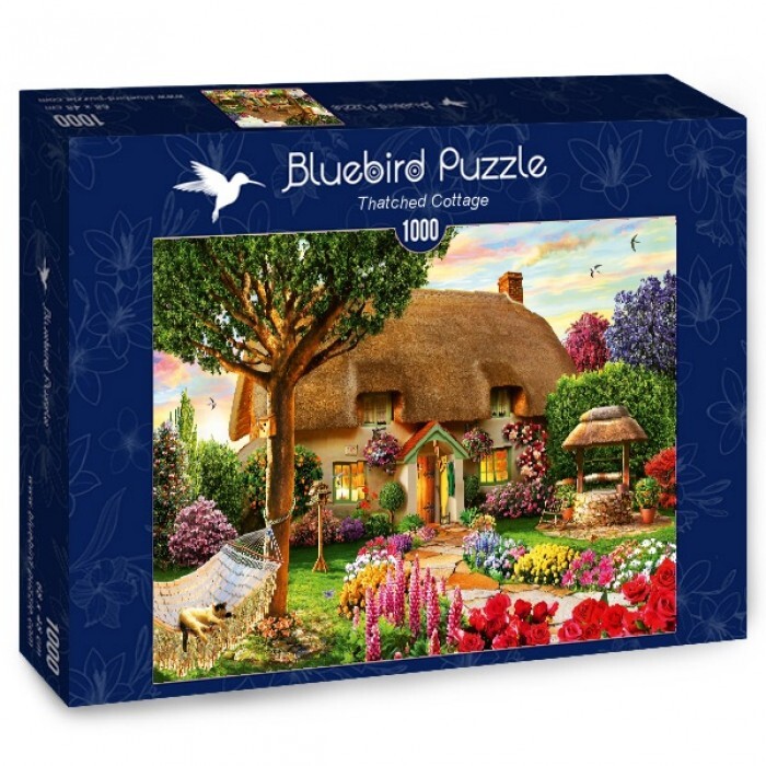 Bluebird Puzzle Thatched Cottage Puzzel (1000 stukjes)