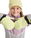 Roxy Jetty Solid Handschoenen Geel S Meisjes