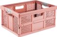 Multivak Opvouwbare Kuip 'Lea', 32 Liter, Rood-Grijs