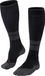 FALKE Dames Wandelsokken TK Compression W Kh wol functioneel materiaal met compressie 1 paar, Zwart Black 3003 - Kuitomtrek 2, 39-42
