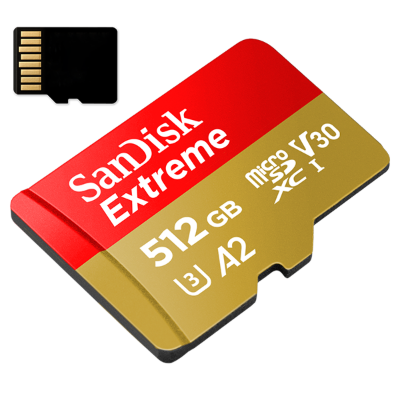 Sandisk Extreme micro SDXC 512GB U3 V30 A2