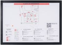 Bi-Office Magnetisch kader, A3, zwart