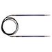 KnitPro Royale breinaalden, rond, 100 x 3,00 mm, berkenhout, messing, meerkleurig
