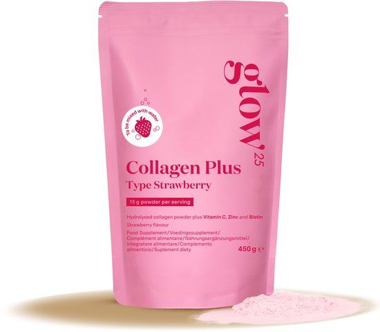 Glow25® Collagen Strawberry (450 gram)