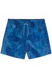s.Oliver May-546 Korte jumpsuit voor heren, Print blauwe palmboom, M