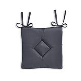 Today 261302 zitkussen klassiek polyester 40 x 40 cm, polyester, Canon de fusil/Gris antraciet, 40x40x3 cm