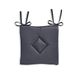 Today 261302 zitkussen klassiek polyester 40 x 40 cm, polyester, Canon de fusil/Gris antraciet, 40x40x3 cm