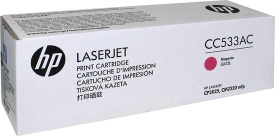 HP 304A Magenta Toner Cartridge (CC533AC) - 2800 Pages - Compatible with HP Color LaserJet CM2320/CP2025