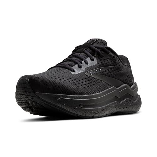 Brooks Ghost Max 2 Damessneakers, 42,5 EU, Zwart/Zwart/Ebony, 42.5 EU