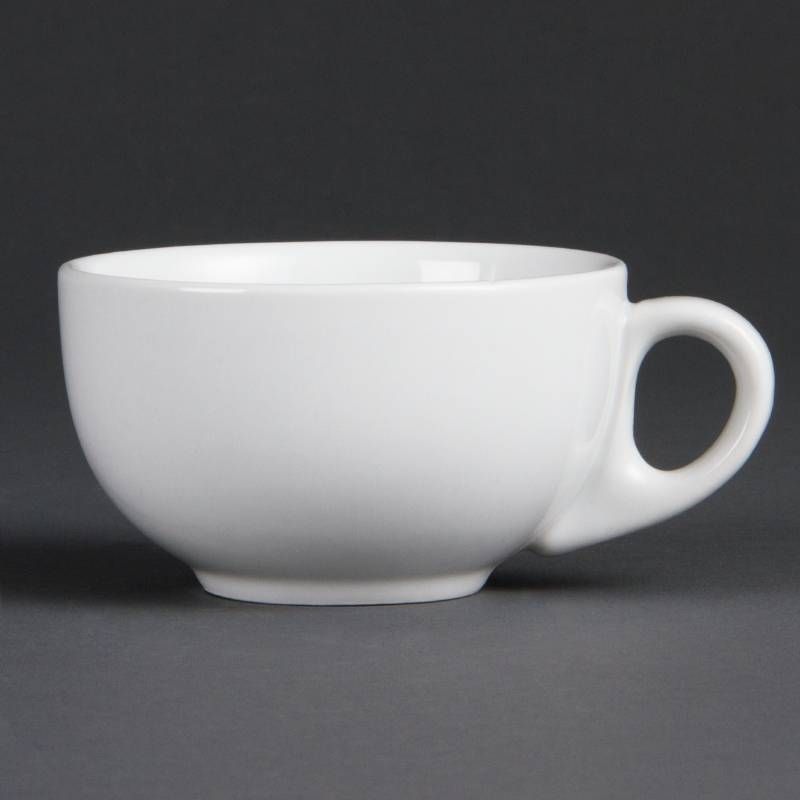Olympia Cappuccino kop Porselein Wit 20 cl - 12 stuks