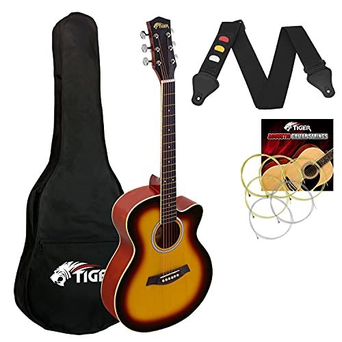 Tiger 3/4 Size Akoestische Gitaar - Sunburst