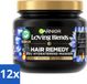 Garnier Loving Blends Magnetic Charcoal Haarmasker - 12 x 340 ml