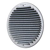 La Ventilazione GZKT200R ventilatierooster aluminium zink rond met insectennet overlappende diameter 230 mm