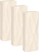 Gerimport Waterverdamper - 6x - wit - keramiek - 400 ml - radiatorbak luchtbevochtiger - 7 x 18,5 cm