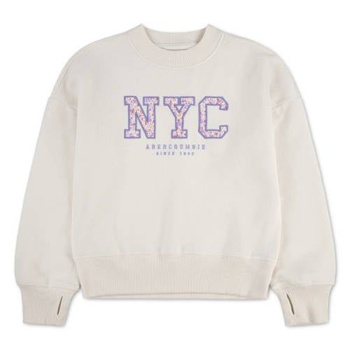 Abercrombie & Fitch sweater lichtgrijs