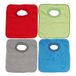 Ti TIN Slabbetje, Waterdicht, 32 x 36 cm, 90% Katoen, 10% Polyester, Effen (Rood, Oranje, Blauw)