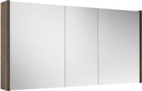 Saniclass Prime Spiegelkast - 120x63x16cm - inclusief zijpanelen - noten (hout)