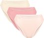 sloggi Originals Basic Tai-Slip voor dames, 3-pack, katoen, rood/geel