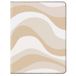 Selencia Paspoorthouder - Kunstleer - Desert Waves Beige